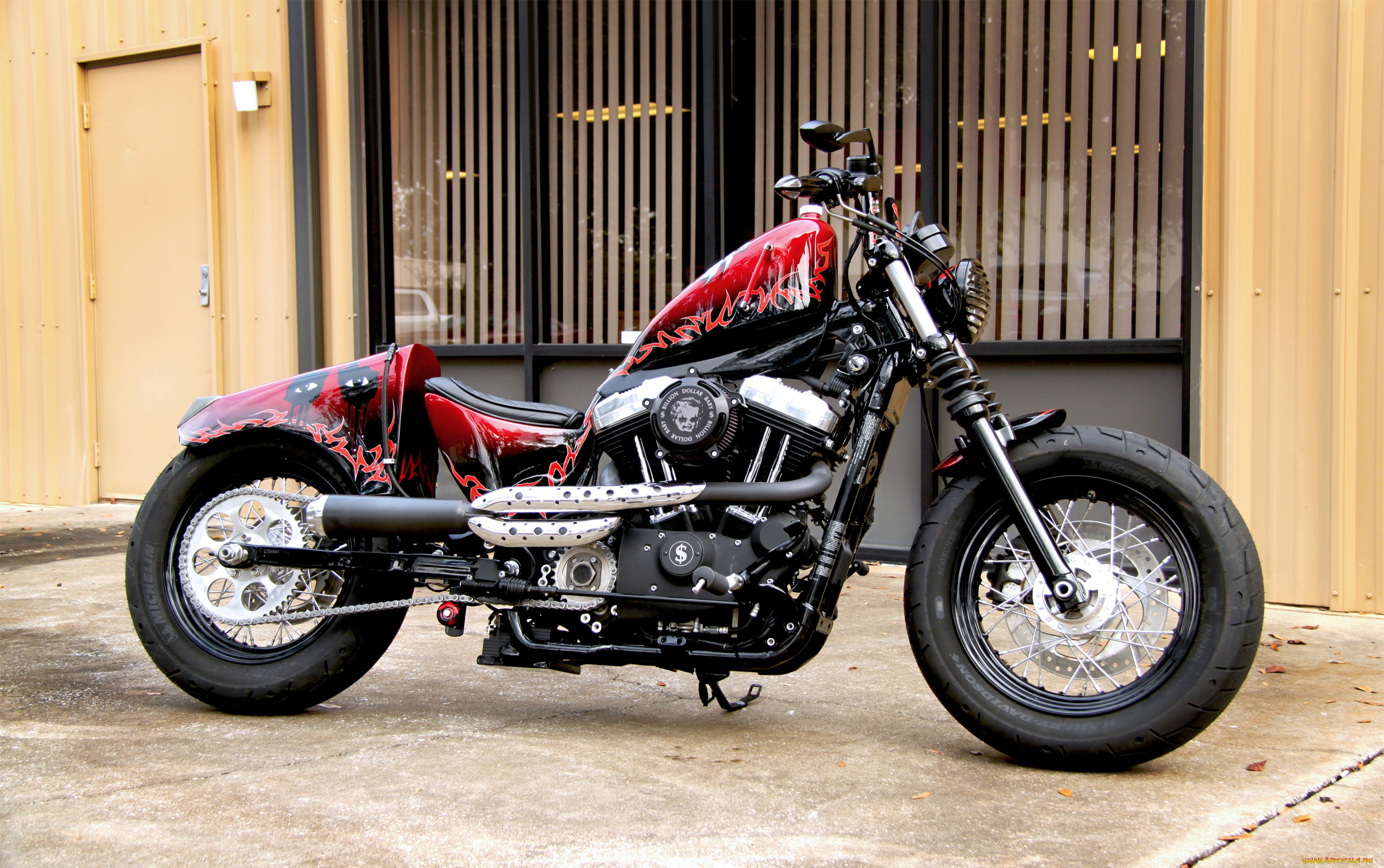 , customs, custom, bobber, bike